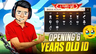 Opening 6-Yr-Old Free Fire ID 🥹 | Utkarsh FF