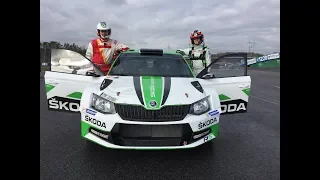 Markku Alén & Kalle Rovanperä & Skoda Fabia R5 (Teknavi 2019)