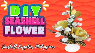 How to make flowers shell/DIY idea/craft/Art/recycle/handmade/Seashell flowers/Seashell crafts