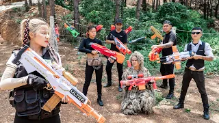 LTT Nerf War : Captain SEAL X Warriors Nerf Guns Mysterious Assassin Fight Dangerous Criminal Group