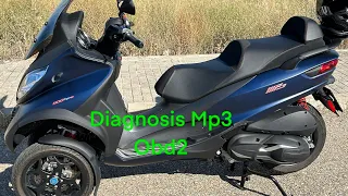 Piaggio MP3 diagnosis (Obd2)