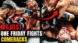 These Fighters Have NO QUIT 😤 10 Best Comebacks In ONE Friday Fights