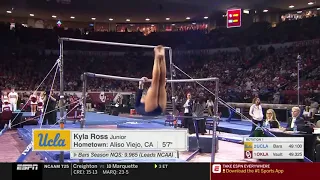 Kyla Ross 2019 Bars vs OU 10.000