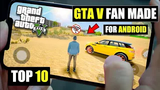 Top 10 Best GTA V Fan Made Games For Mobile | OPEN WORLD