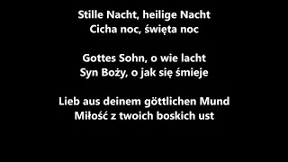 Stille Nacht - Cicha Noc (Weihnachtslied/kolęda) (LYRICS) (Napisy DE, PL)