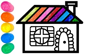 Будиночок | Малювання для дітей | Хата  |House | Drawing for children | Casa | Dibujo para niños