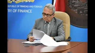 The Honourable Colm Imbert, Minister of Finance Economic Update of Trinidad & Tobago Part 2 of 8
