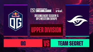 Dota2 - Team Secret vs. OG - Game 2 - DreamLeague S15 DPC WEU - Upper Division
