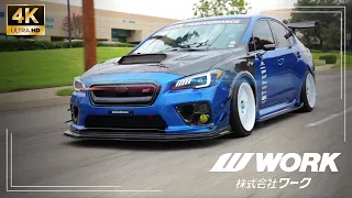 D9R WORK Emotion on a STI [4K] #car #cinematic