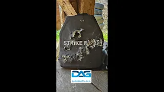 Ballistic Plate NIJ IV Stopping Soviet 7.62x54R Round (DAG Industry Body Armor Test) 1 Pass! 1 Fail!