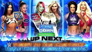 Charlotte Flair y Asuka vs Sasha Banks y Bianca Belair vs Bayley y Carmella (Parte 1/2)