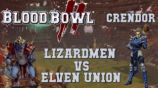 Blood Bowl 2 - Lizardmen (the Sage) vs Elven Union (Ericp) - Crendor 5