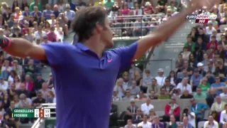 Roland Garros 2015 Roger Federer - Marcel Granollers