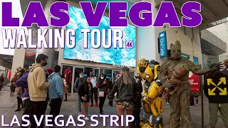 Las Vegas Strip Walking Tour 1/23/21, 3:30 PM