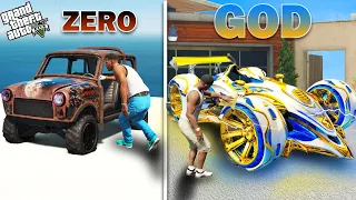 Franklin Upgrading Zero Car To God Car With Shinchan GTA 5 | Techerz