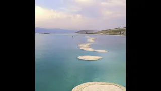 Salt Islands at the Dead Sea