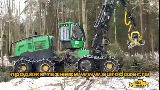 что такое харвестер кратко John Deere 1270 8W в работе