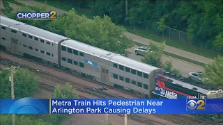 Pedestrian Struck, Killed By Metra Train In Arlington Heights