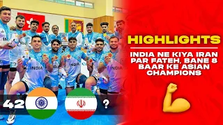 India vs Iran FINAL Highlights | Asian Kabaddi Championship 2023 | Kabaddi Highlights