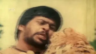 Shankar Nag Amazing Tiger Fighting Scene | Raktha Thilaka Kannada Movie Scene | Kanchana