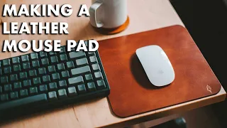 Making a Leather Mouse Pad