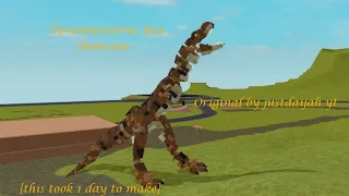 T-Rex showcase! //plane crazy, roblox.//