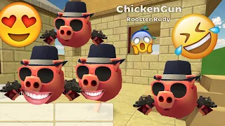 BEST WEAPONS in CHICKEN GUN! Bought the MOST EXPENSIVE GUN IN CHICKEN GAN? Farm coins in CHICKEN GUN