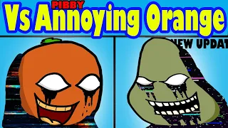 Friday Night Funkin' New Vs Pibby Annoying Orange and Pear | Pibby x FNF Mod