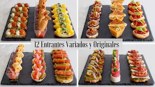 12 Deliciosas y Fáciles Recetas de CANAPÉS y ENTRANTES de Verano | Recopilación | DarixLAB