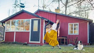 Tiny Cabin in the Swedish Wilderness | Full Tour