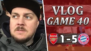 Arsenal 1 v 5 Bayern Munich | This Club Is A F***ING Shambles | Matchday Vlog | Game 40