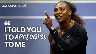 Serena Williams's argument at the 2018 US Open Final | Eurosport Tennis