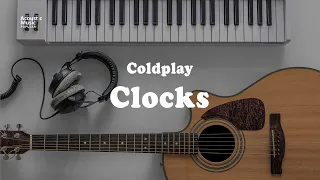 Coldplay - Clocks (Piano Karaoke and Lyric)