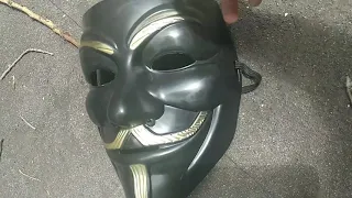 Обзор на чёрную маску анонимуса.