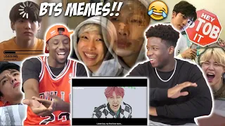 SOMEBODY MADE A SONG OUT OF BTS MEMES!! (REACTION)