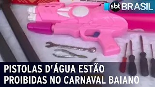 Pistolas d'água estão proibidas no Carnaval baiano; mulheres relatam assédio | SBT Brasil (10/02/24)