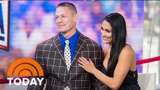 John Cena And Nikki Bella On Their Wedding Plans Following Wrestlemania Engagement | TODAY