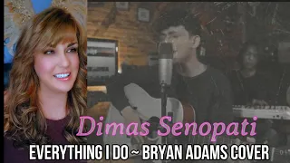 Reaction ~ Dimas Senopati ~ Everything I do ~ Bryan Adams ( Cover)