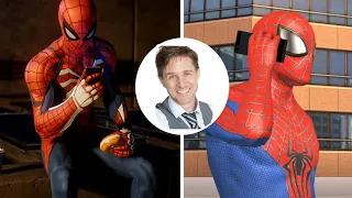 Yuri Lowenthal Voice Comparison | The Amazing Spider-Man 2 Android(2014) vs Spider-Man(2018)