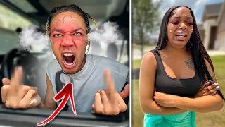 DISRESPECTING MY GIRLFRIEND TO SEE HER REACTION *GONE WRONG*