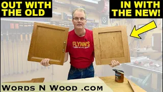 Making My Own Plywood for Refacing Cabinets in Cherry.