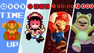 Evolution of Mario Dying by TIME UP (1985-2021)