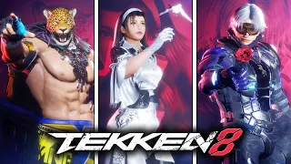 TEKKEN 8 - All Character Select Animations & Voice Lines (Updated)