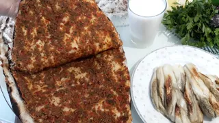 GAZİANTEP USULÜ KOLAY LAHMACUN TARİFİ