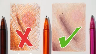 DO'S AND DON'TS - HOW TO DRAW REALISTIC SKIN TONE | BALLPOINT PENS