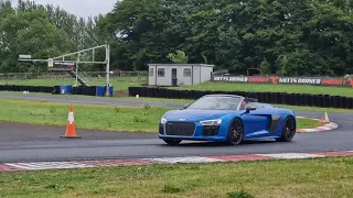 Audi R8 V10 supercar experience @Nutts Corner, Northern Ireland. June 2023