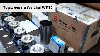 Поршневые Weichai WP10 (оригинал).  Подробный видео-обзор.