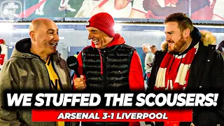 THE SCOUSERS GOT STUFFED!! LEE JUDGES, DAN POTTS AND JULIAN FANCAM - Arsenal 3-1 Liverpool Reaction