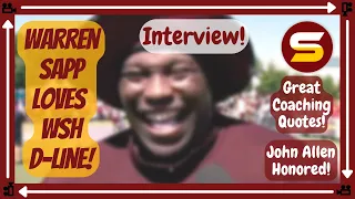 🤩Warren Sapp LOVES Commanders D Line! NBCS Interview! Jonathan Allen HONORED To Be Coached By Sapp!🤩