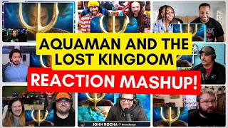 Aquaman And The Lost Kingdom Trailer 2 REACTION MASHUP! | Aquaman 2 Trailer Reaction